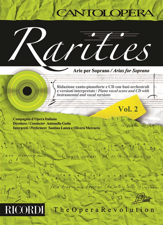 Cantolopera: Rarities - Arie Per Soprano Vol. 2 - Per Voce E Pianoforte - soprán a klavír